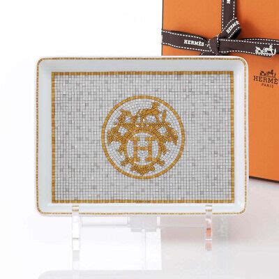 hermes vans ebay|Hermès Mosaic Van Quatre tea caddy Ceramic Yellow .